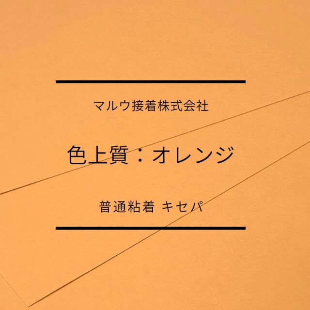 色上タックオレンジ　普通　キセパ