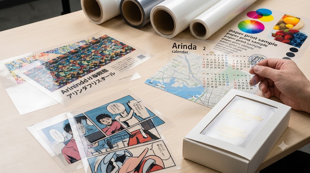 用途が広いアリンダ（透明ポリエステル）の活用シーン