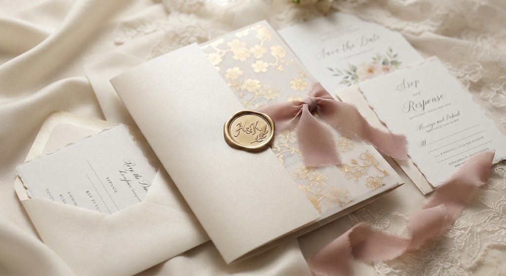 ミランダ-FSを使った結婚式の招待状のイメージ